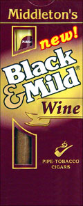 Black & Mild Wine Upright cigars made in USA, 8 x 25ct , 200 total. Free shipping!